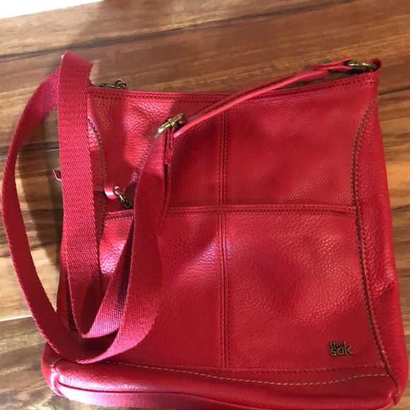 The Sak Bags The Sak Iris Red 0 Leather Crossbody Bag Poshmark